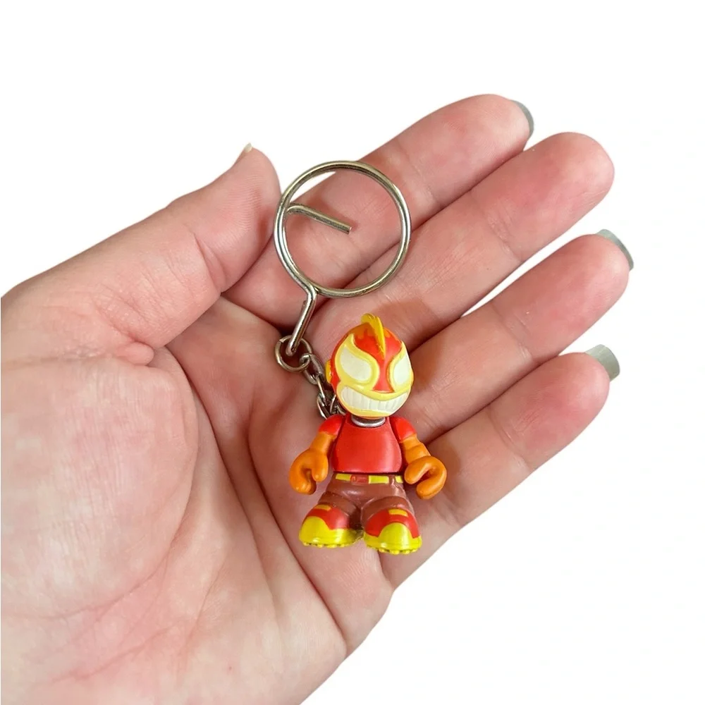 Kidrobot Supermini Keychain Series 3 2007 El Robo Loco Luchador Bag Charm + Box
